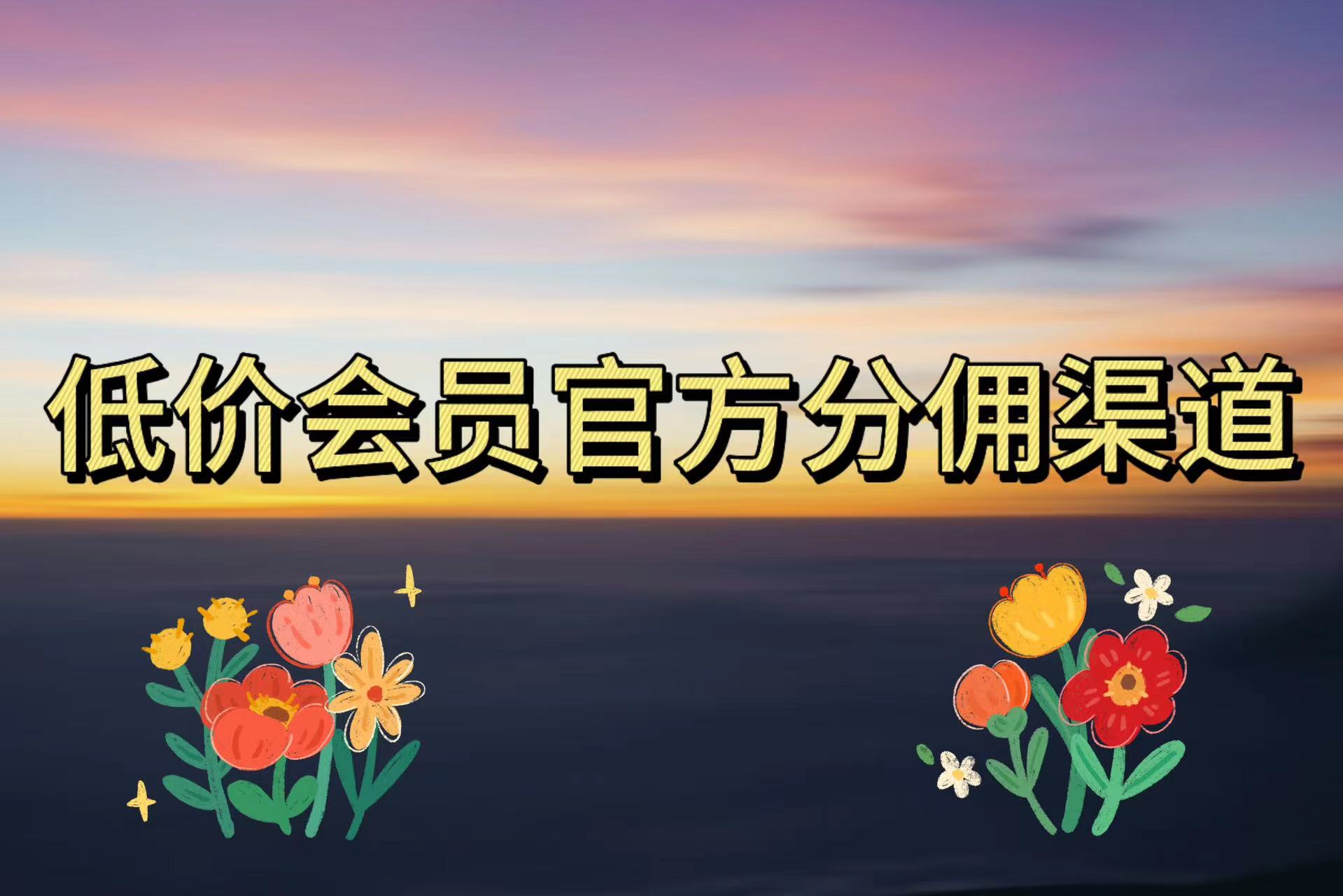 视频会员低价开通_官方分佣渠道（爱/芒/优/腾/网）-小花严选