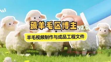 薅羊毛区博主2.0_羊毛视频制作与成品工程文件-小花严选