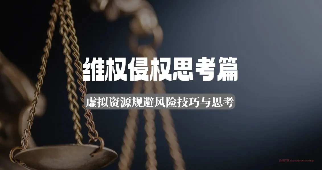 维权侵权思考篇_虚拟资源规避风险技巧与思考-小花严选